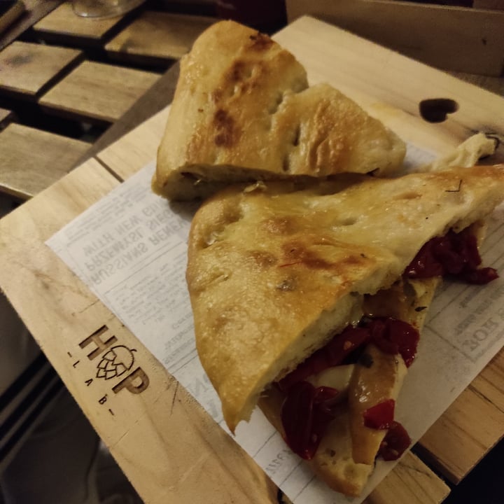 review photo of Hop lab Focaccia farcita shared by @francescaf on 13 Nov 2022 - review