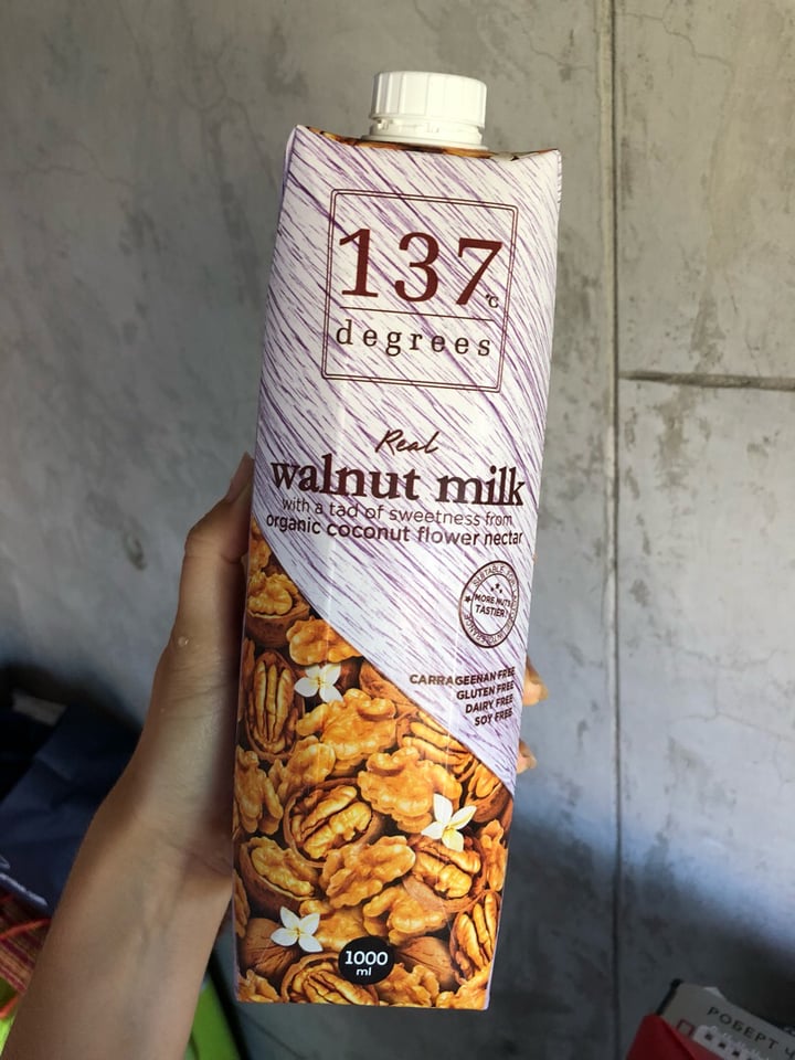 photo of 137 degrees 137 Degrees Walnut Milk Original shared by @albasador on  23 Jan 2020 - review