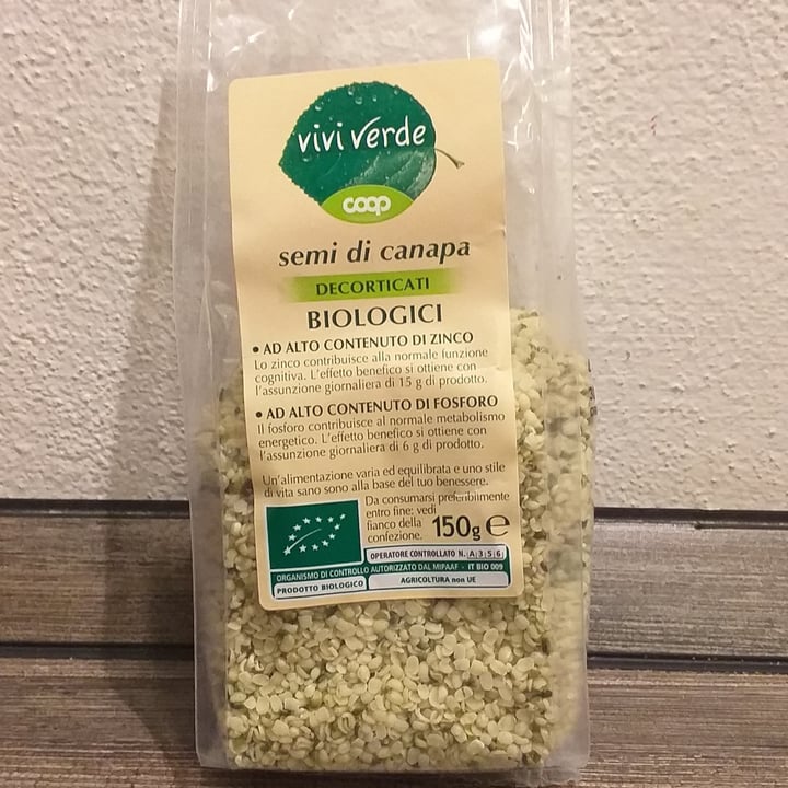 photo of Vivi Verde Coop Semi di canapa shared by @simona85r on  30 Dec 2021 - review