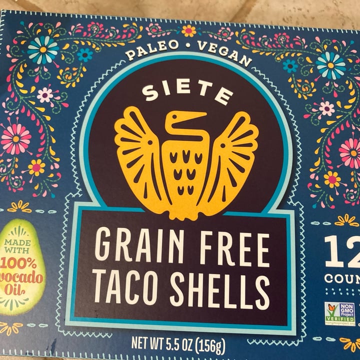 photo of Siete Family Foods Grain Free Taco Shells shared by @charityslade19 on  15 Dec 2021 - review