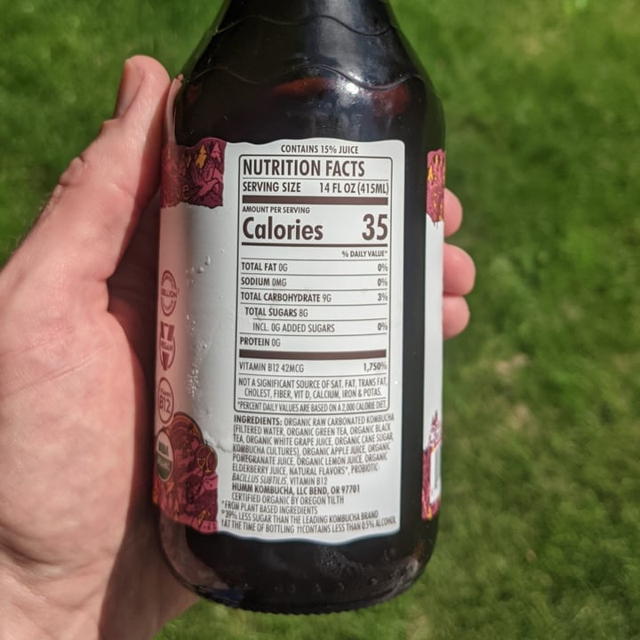 photo of Humm Kombucha Pomegranate Lemonade Kombucha shared by @mikewestcott on  13 Jun 2021 - review