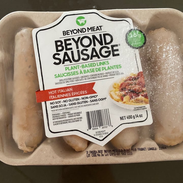 photo of Beyond Meat Beyond Sausage Hot Italian shared by @buzelders on  27 Jun 2021 - review