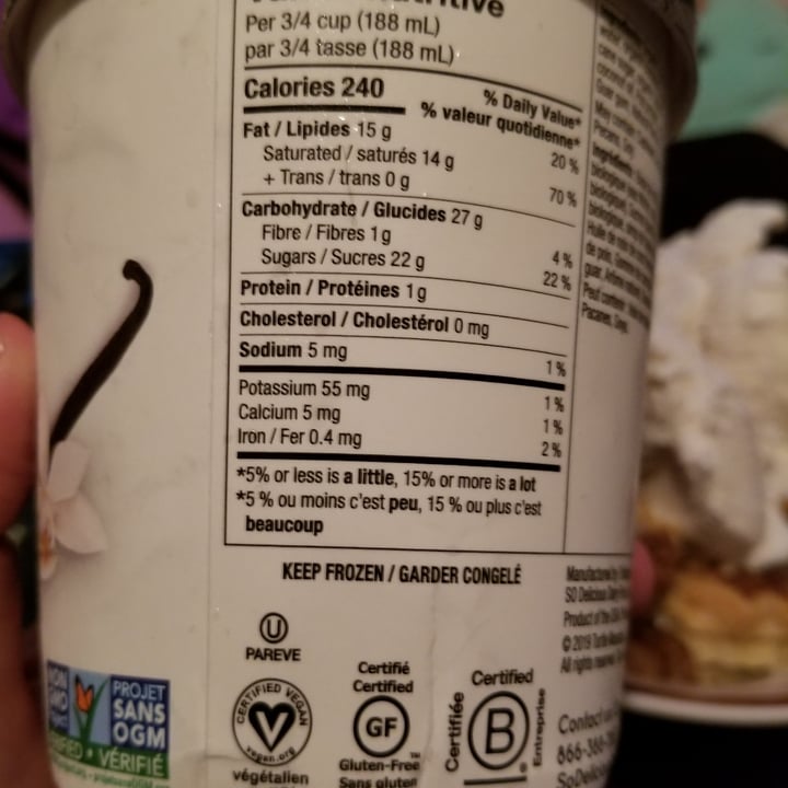 review photo of So Delicious Dairy Free So delicious vanilla bean coconut milk dairy free shared by @lexi-pie on 12 Oct 2021 - review
