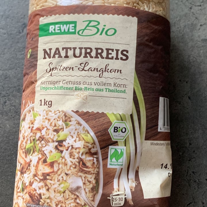 review photo of Rewe Bio Naturreis Spitzen-Langkorn shared by @mvggg on 23 Mar 2022 - review