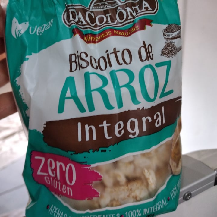 photo of DaColônia Biscoito De Arroz Integral shared by @simonacand on  17 Apr 2022 - review