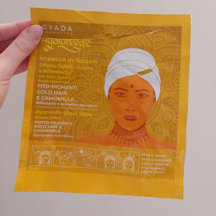 review photo of Gyada Cosmetics Ayurvedic impacco in tessuto shared by @ariig on 09 Feb 2022 - review