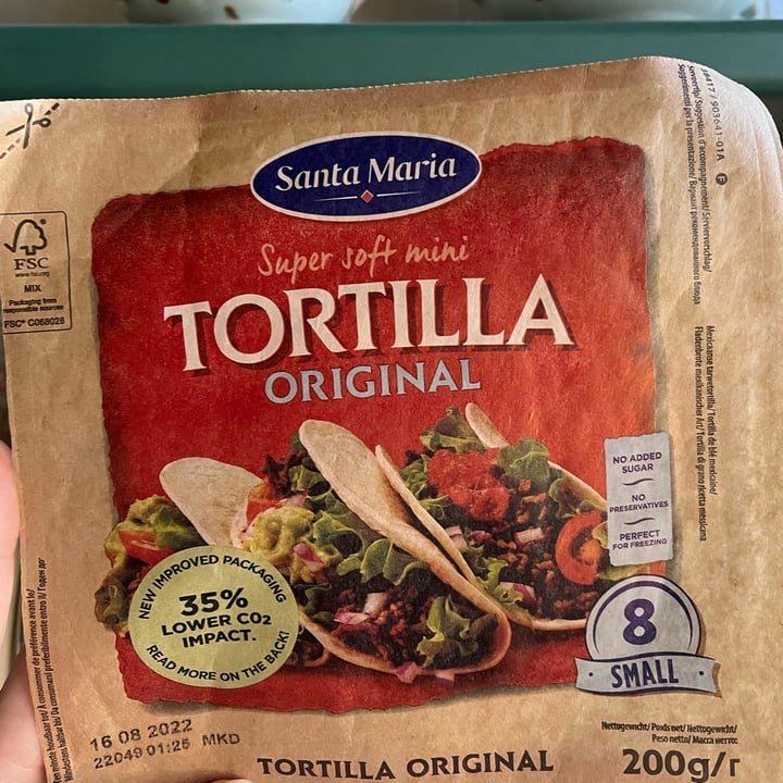 photo of Santa María Super Soft Mini Tortilla shared by @beafilippin on  04 Jul 2022 - review