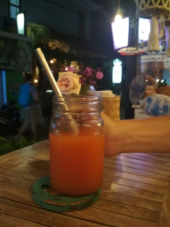 review photo of Nekopopo Japanese Warung Papaya juice shared by @veganotti on 14 Jul 2019 - review
