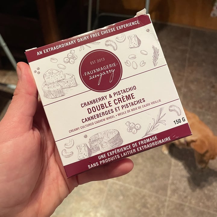 photo of Fauxmagerie Zengarry Cranberry & Pistachio shared by @happyczechpea on  28 Nov 2021 - review