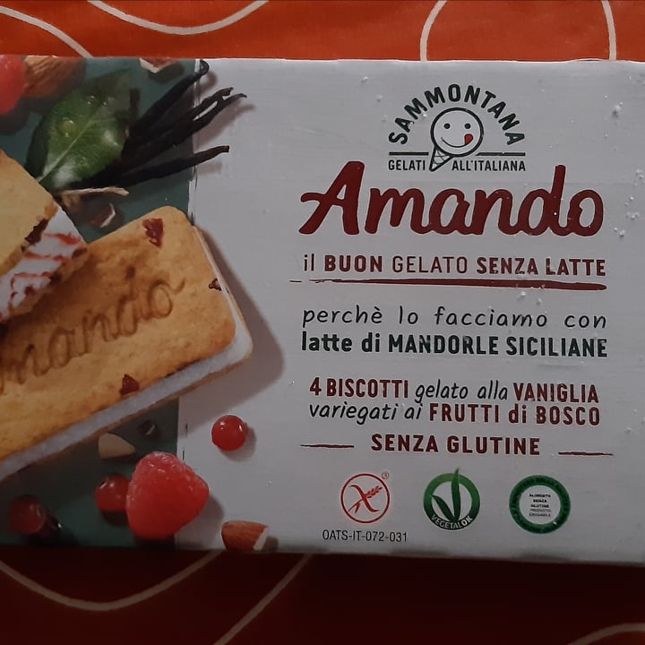 photo of Sammontana Biscotti gelato alla vaniglia variegati ai frutti di bosco shared by @rawnen on  18 Jul 2022 - review