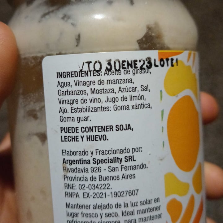 photo of Pampagourmet Mayo Vegana Orgánica shared by @vikthor on  24 Nov 2022 - review