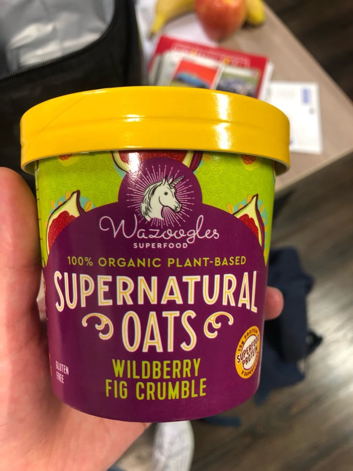 photo of Wazoogles Superfood Supernatural Oats - Wildberry Fig Crumble shared by @megpeg on  30 Sep 2019 - review