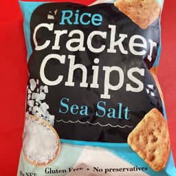 Rice crackers chips