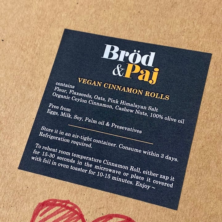 photo of Brod and Paj Cinnamon Roll With Maple Cashew Frosting shared by @yuan on  15 Feb 2021 - review