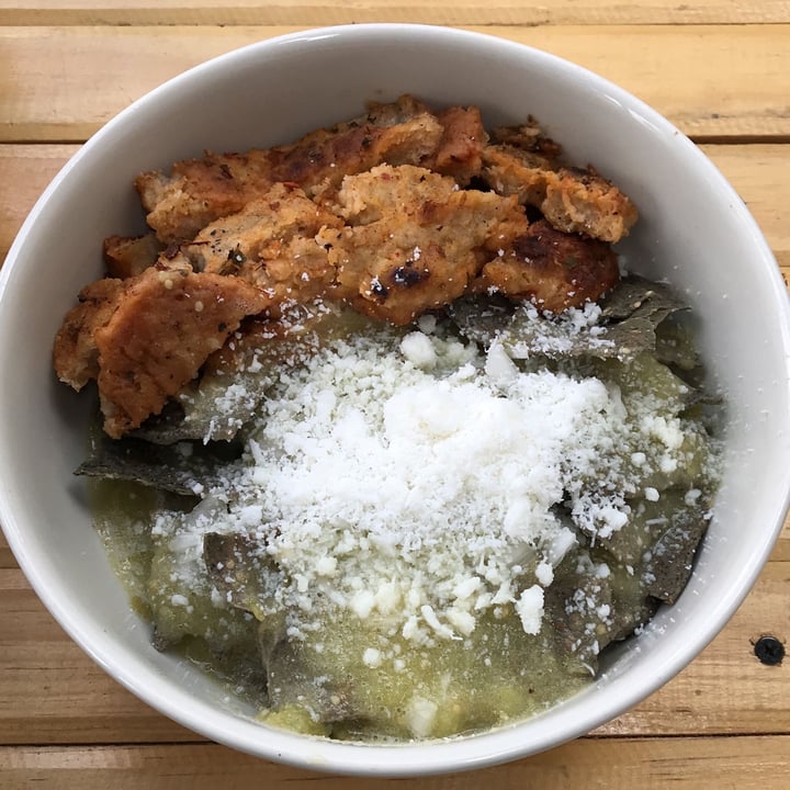 photo of Vegandru Chilaquiles Verdes shared by @maiz-ollin on  14 Jun 2022 - review