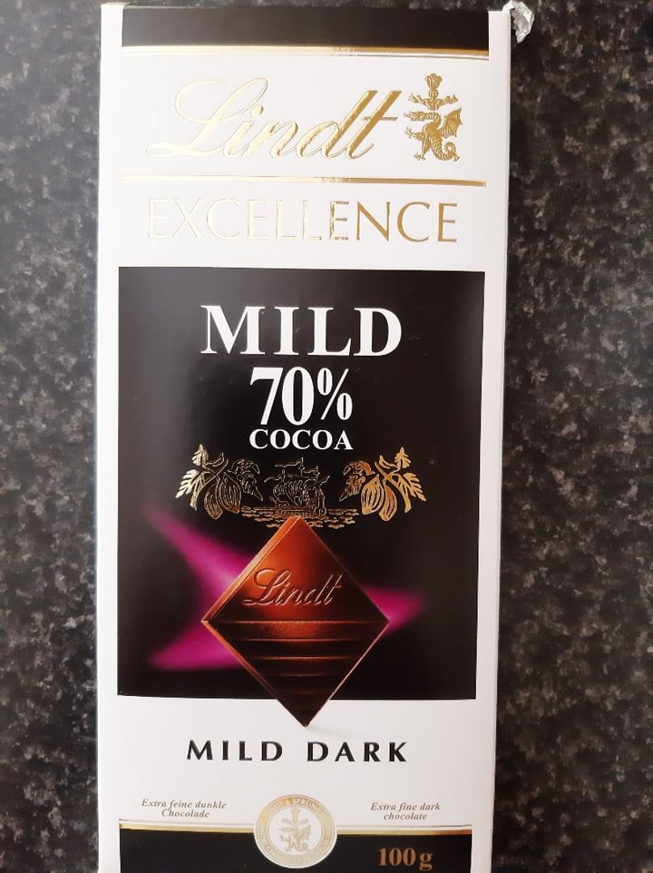 photo of Lindt 70% Cocoa Mild Dark Chocolate Excellence shared by @chloekingdom on  14 Apr 2020 - review