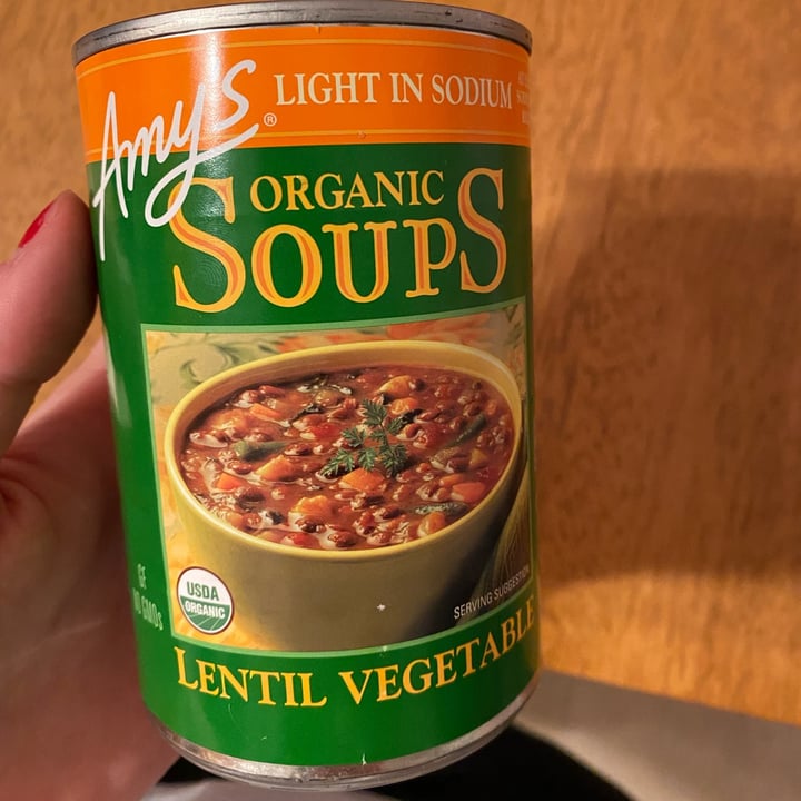 photo of Amy’s Lentil Vegetable Soup shared by @elisethyrum on  28 Jan 2022 - review