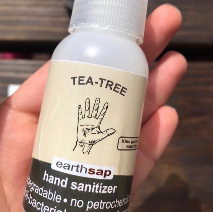 photo of Earthsap Hand Sanitizer shared by @jordyb on  31 Aug 2020 - review