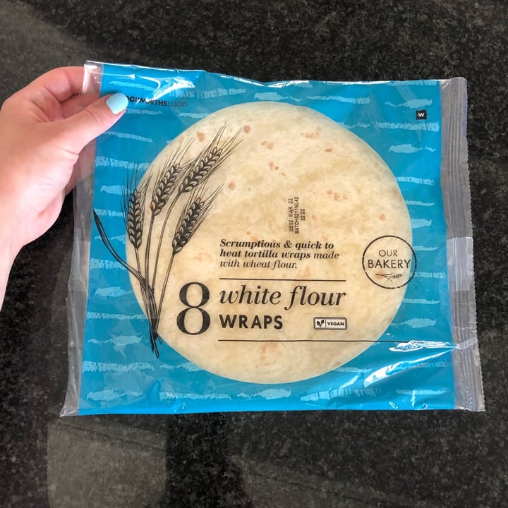 photo of Woolworths Food White Flour Wraps shared by @aleecpt on  15 Nov 2021 - review