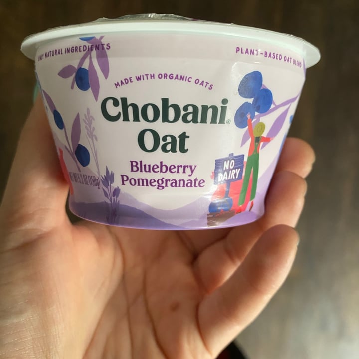 photo of Chobani Oat-Based Blueberry Pomegranate Yogurt shared by @fitbitchsoypreme on  23 May 2020 - review