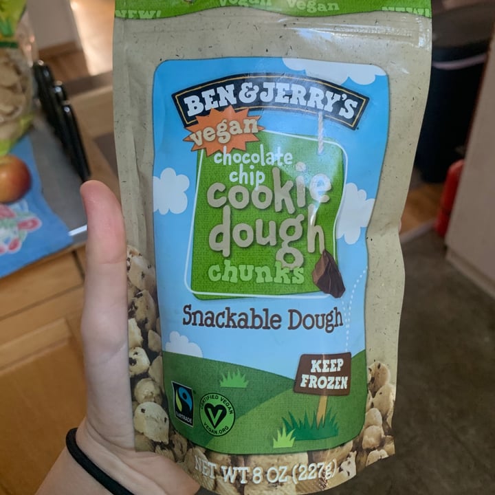 photo of Ben & Jerry's Chocolate Chip Cookie Dough Chunks Snackable Dough shared by @bananarosie on  04 Feb 2021 - review