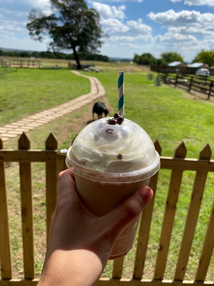 photo of Asher's Corner Cafe @ Ashers Farm Sanctuary Coffee milkshake shared by @chlo17chappell on  17 Feb 2020 - review