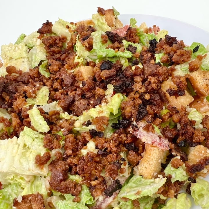 photo of Secret Pizza Society Caesar Salad shared by @pdxveg on  01 Nov 2022 - review
