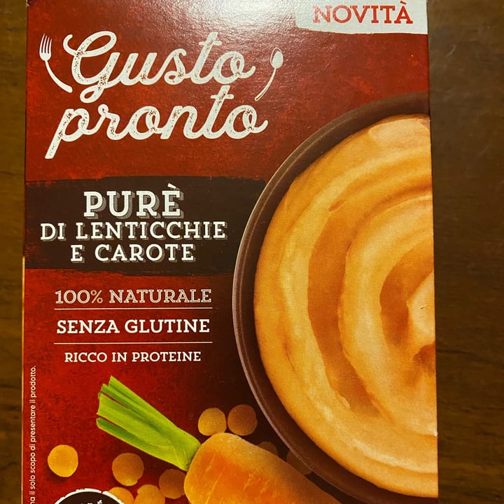 photo of Gusto pronto Purè di lenticchie e carote shared by @whatthefuck on  18 Nov 2021 - review