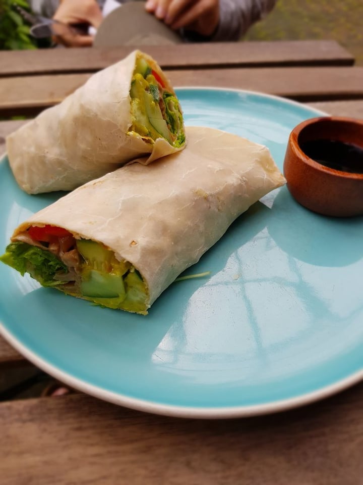 photo of Rosie's cafe Veggie Wrap shared by @vegandutchie on  03 Dec 2019 - review