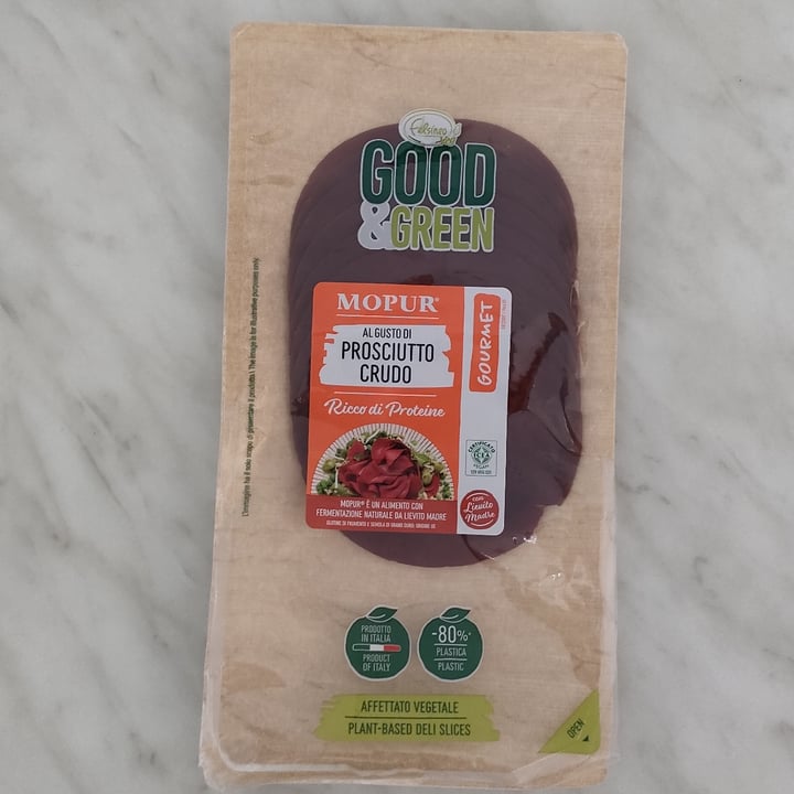 photo of Good & Green Affettato di mopur al gusto di prosciutto crudo shared by @valentinavalentina on  18 Jul 2022 - review