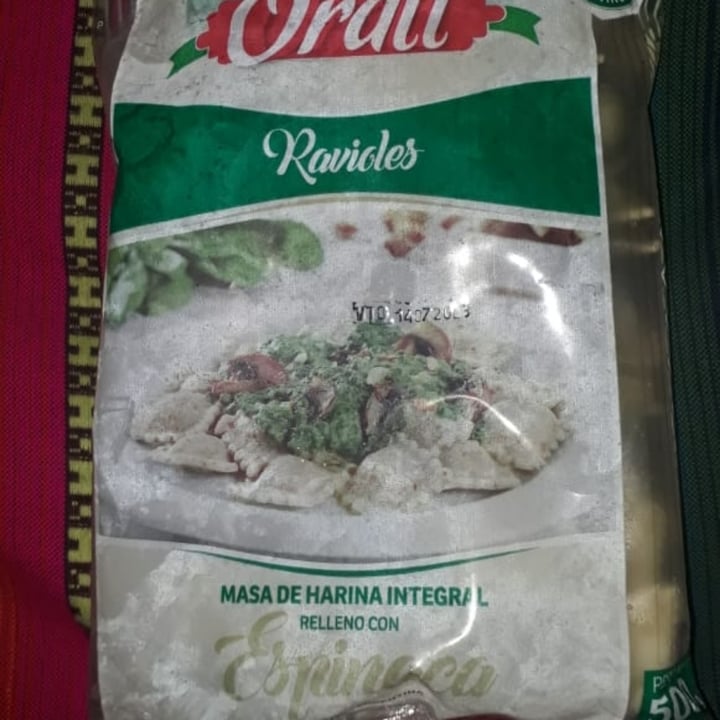 photo of Orali Ravioles de Espinaca shared by @barryvegano on  22 Jun 2020 - review