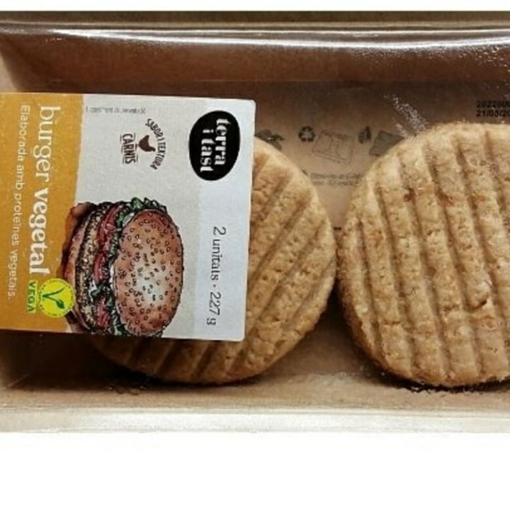 review photo of Terra i tast Burger Vegetal (pollo) shared by @nunucu on 03 Jul 2021 - review