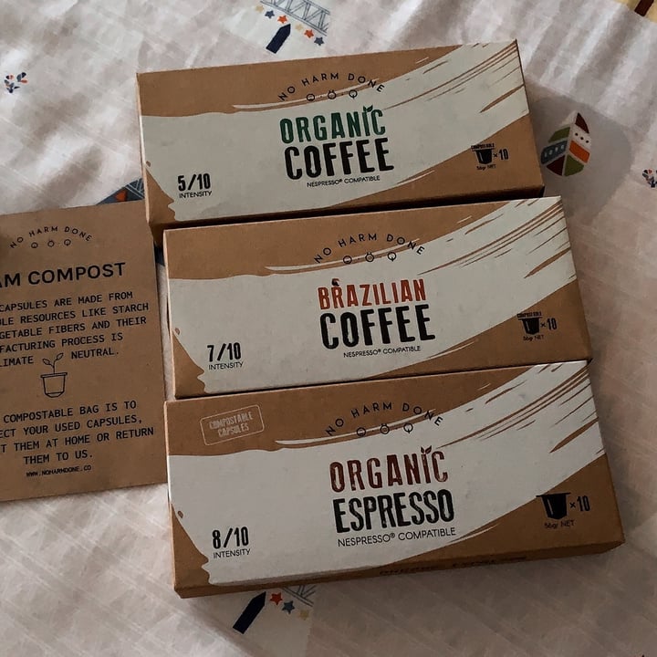 photo of No Harm Done Eco-friendly Coffee capsules shared by @sushesushe on  26 Jul 2021 - review
