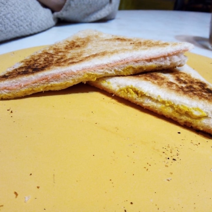 photo of Vegan Sandwich Sándwich De Jamón Y No Huevo shared by @luangeleri on  27 Apr 2021 - review