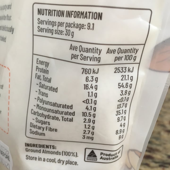 photo of Plant Life Food Co. Almond Flour shared by @jb71 on  27 Jun 2021 - review