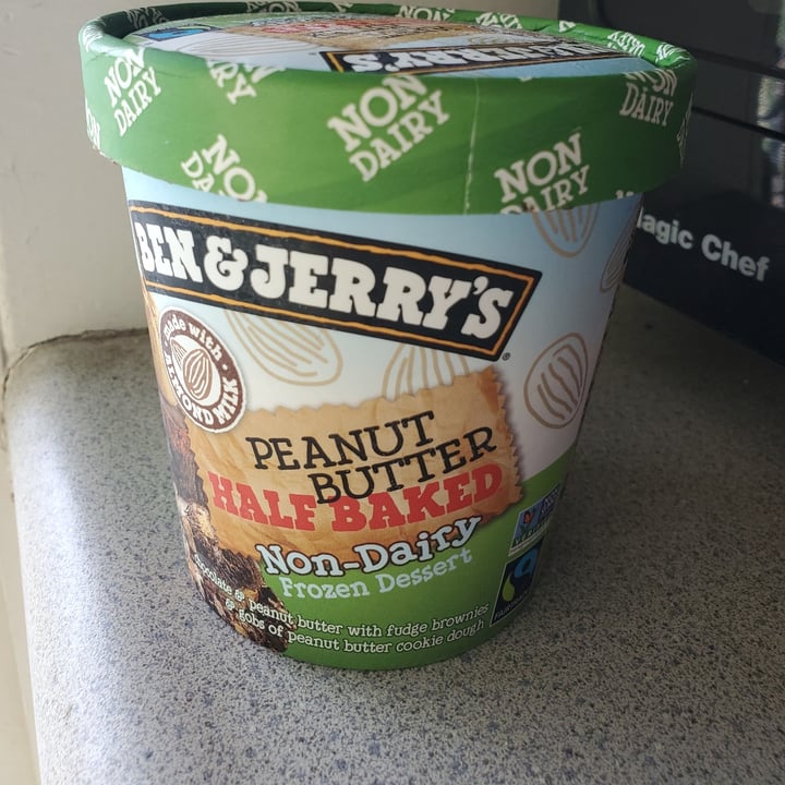 photo of Ben & Jerry's Peanut Butter Half Baked Non-Dairy Frozen Dessert shared by @ella-the-pig on  26 May 2022 - review