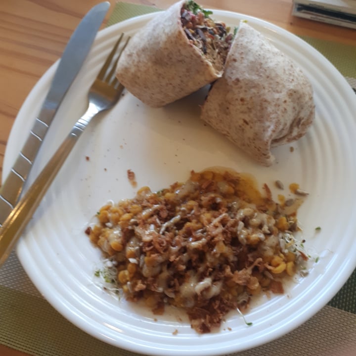 photo of The Sunshine Food Sprouting Co Veg Burger Wrap shared by @gaya on  16 Feb 2021 - review