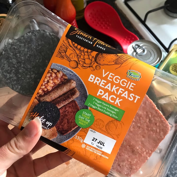 photo of Simon Howie Veggie Breakfast Pack shared by @kirstend94 on  25 Jul 2020 - review