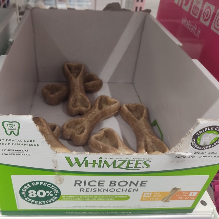 photo of Whimzees Rice bone shared by @lauradavega2 on  30 Jun 2022 - review