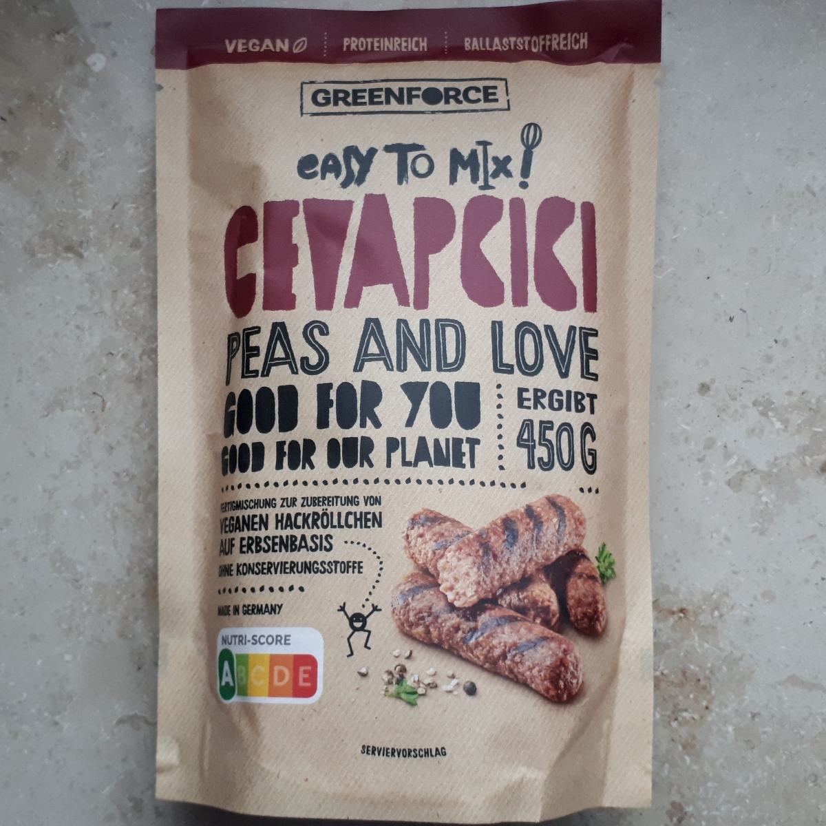 Cevapcici from GREENFORCE - Vegan Product Reviews & Ratings | abillion