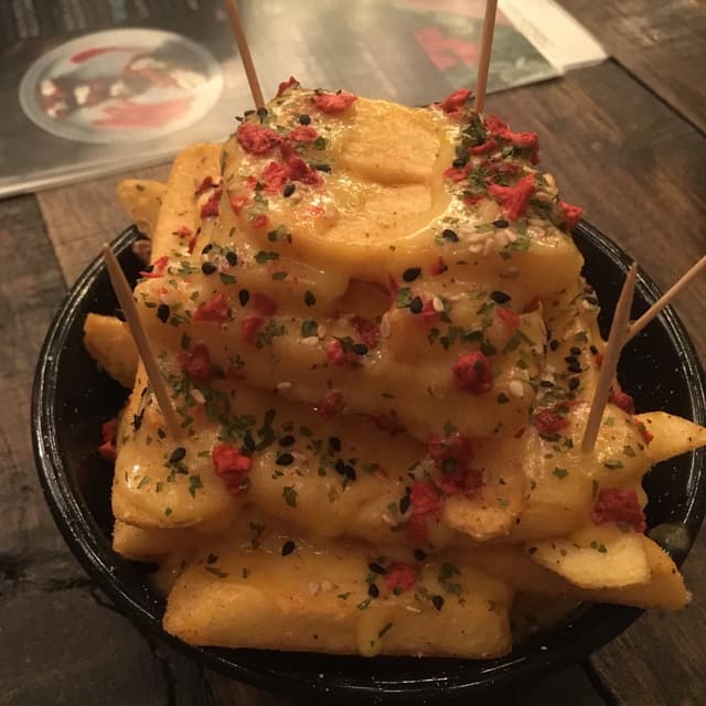 Photo of the dish “Volcán de papas (opción Vegan)”