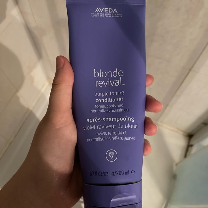 photo of Aveda Blonde Revival Purple Toning Conditioner shared by @springl on  12 Jun 2022 - review