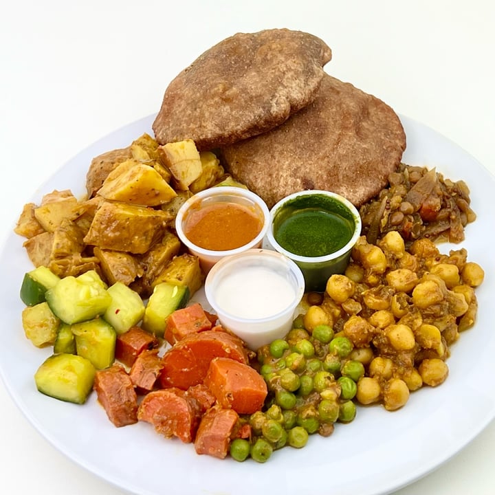 photo of The Sudra Poori Thali shared by @pdxveg on  08 Nov 2022 - review