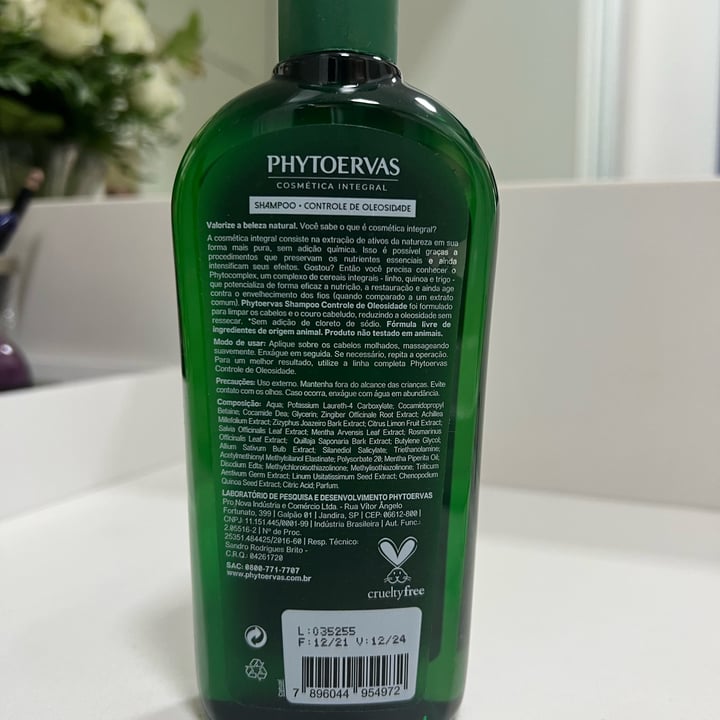 photo of Phytoervas Shampoo e Condicionador - Gengibre & Menta shared by @marianalyra on  19 Sep 2022 - review