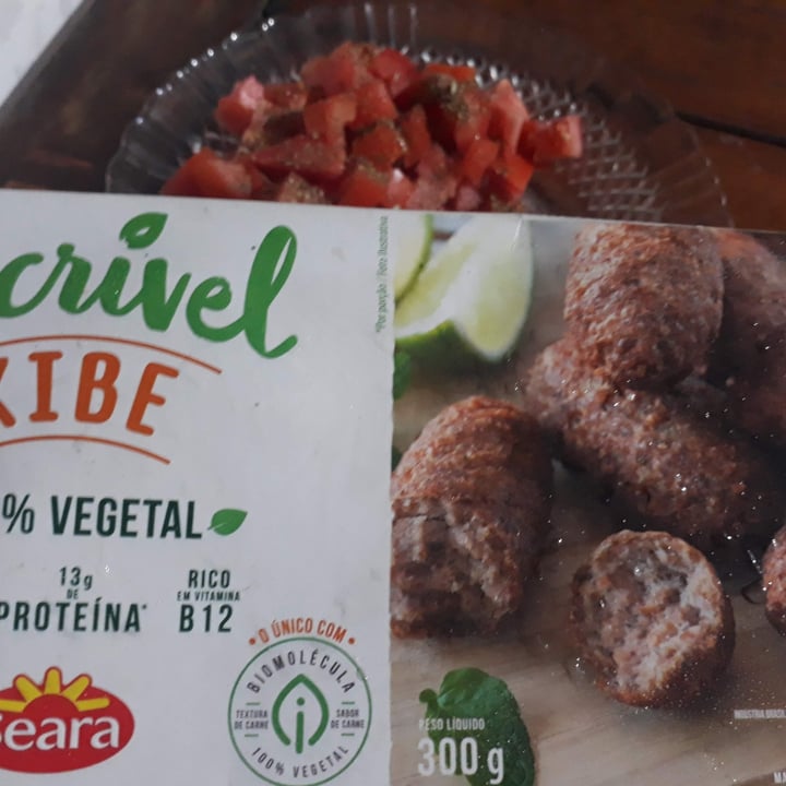 photo of Incrível - Seara kibe shared by @veganeandoando on  01 Feb 2021 - review