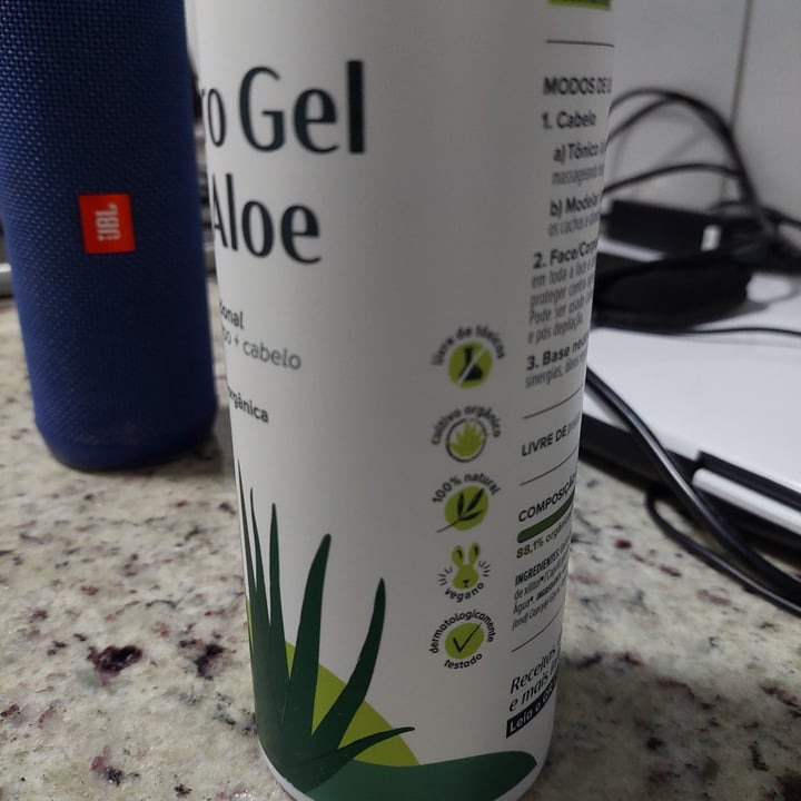 photo of Livealoe Gel de aloe vera shared by @andreabvenancio on  27 Jul 2022 - review