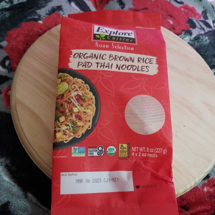 photo of Explore Cuisine Organic brown rice pad Thai noodles shared by @groovygreens on  11 May 2022 - review