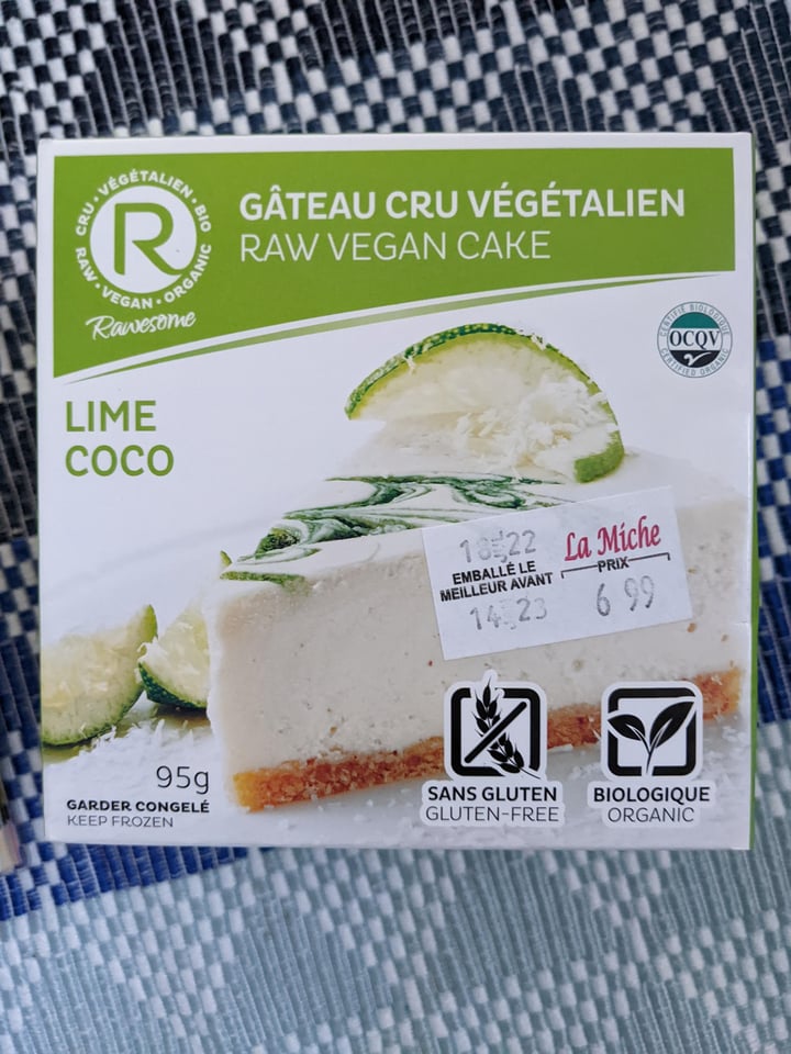 review photo of Rawesome Raw Vegan Cake Lime Coco shared by @lcaro on 27 Aug 2022 - review