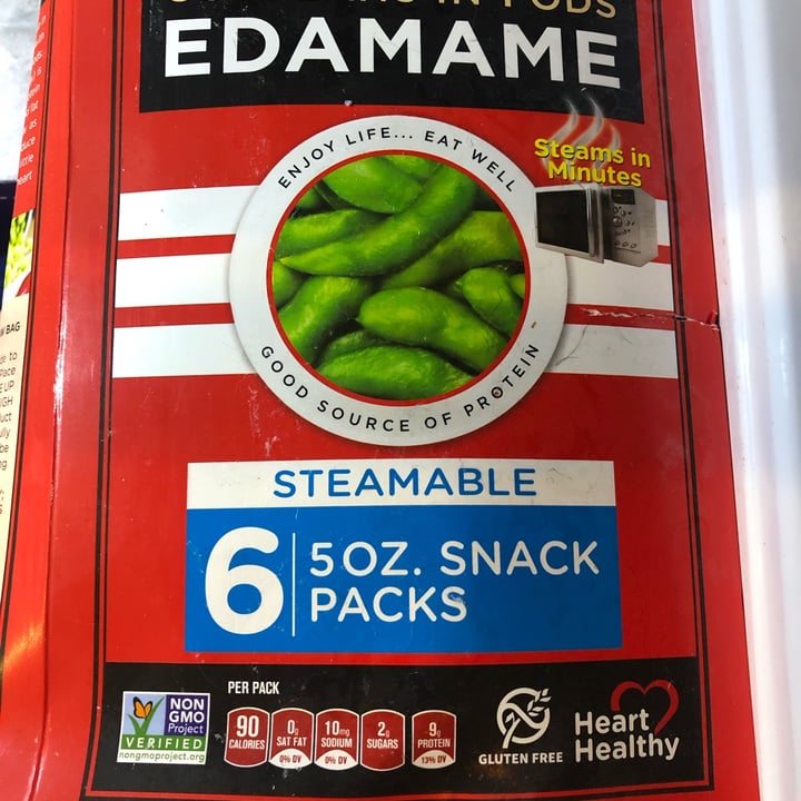 photo of Seapoint Farms sea salt edamame shared by @jessdobrin on  11 Sep 2022 - review