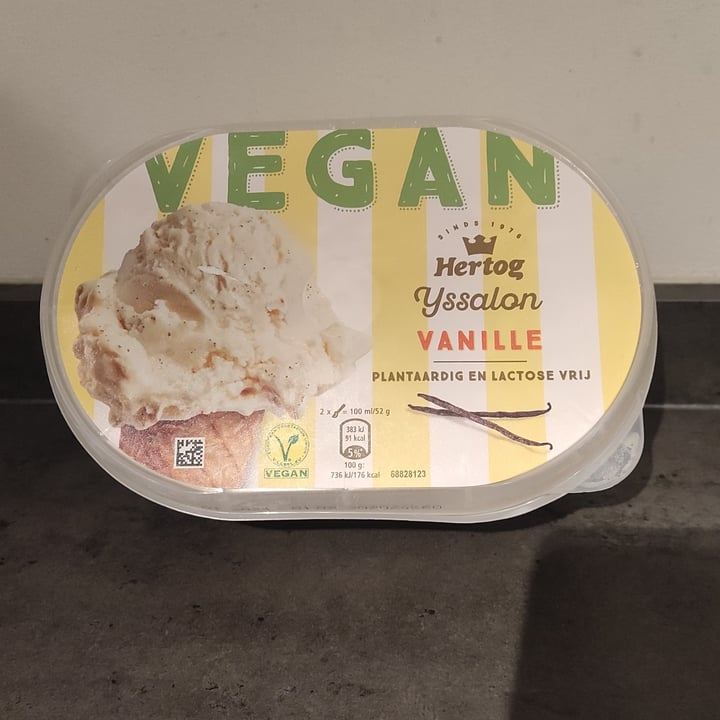 photo of Hertog Yssalon Vegan Vanille (ice cream) shared by @alice87 on  01 Jun 2022 - review